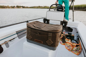 Fishpond Hailstorm Soft Cooler-Peat Moss