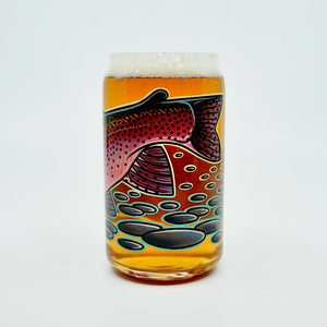 Trout Beer Glass