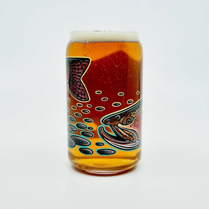 Trout Beer Glass