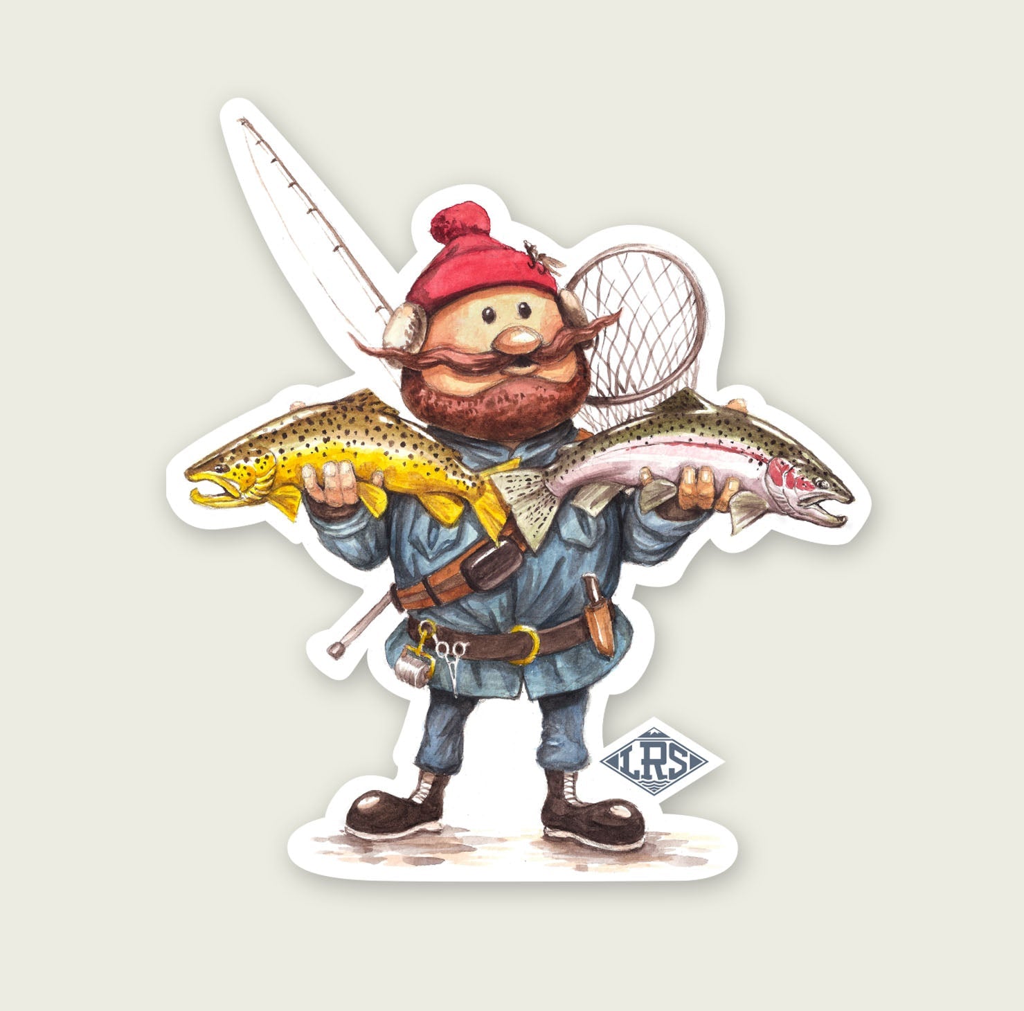 Yukon Cornelius Silver and Gold Decal