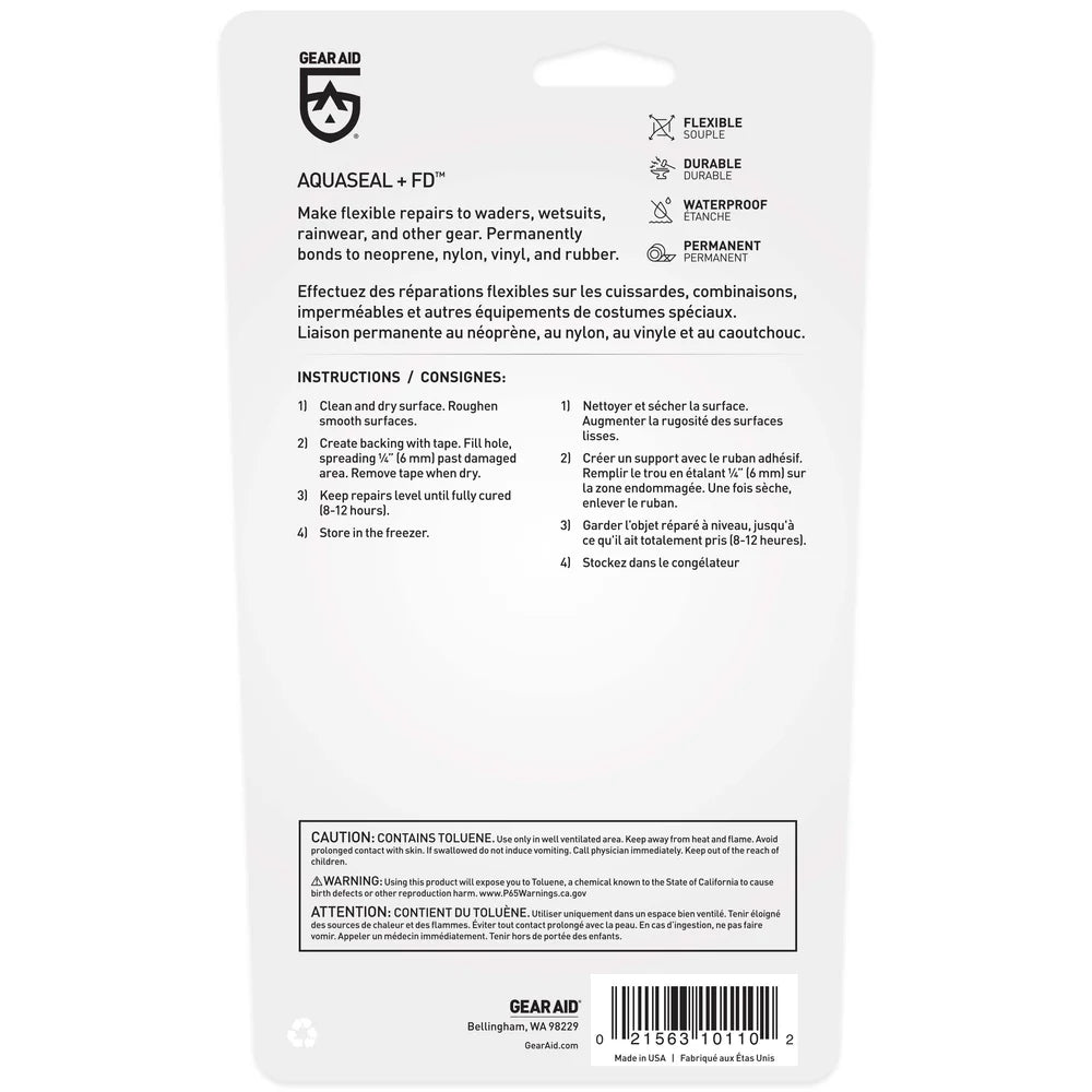 Gear Aid Aquaseal + FD Repair Adhesive