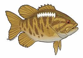 Smallie Football Decal