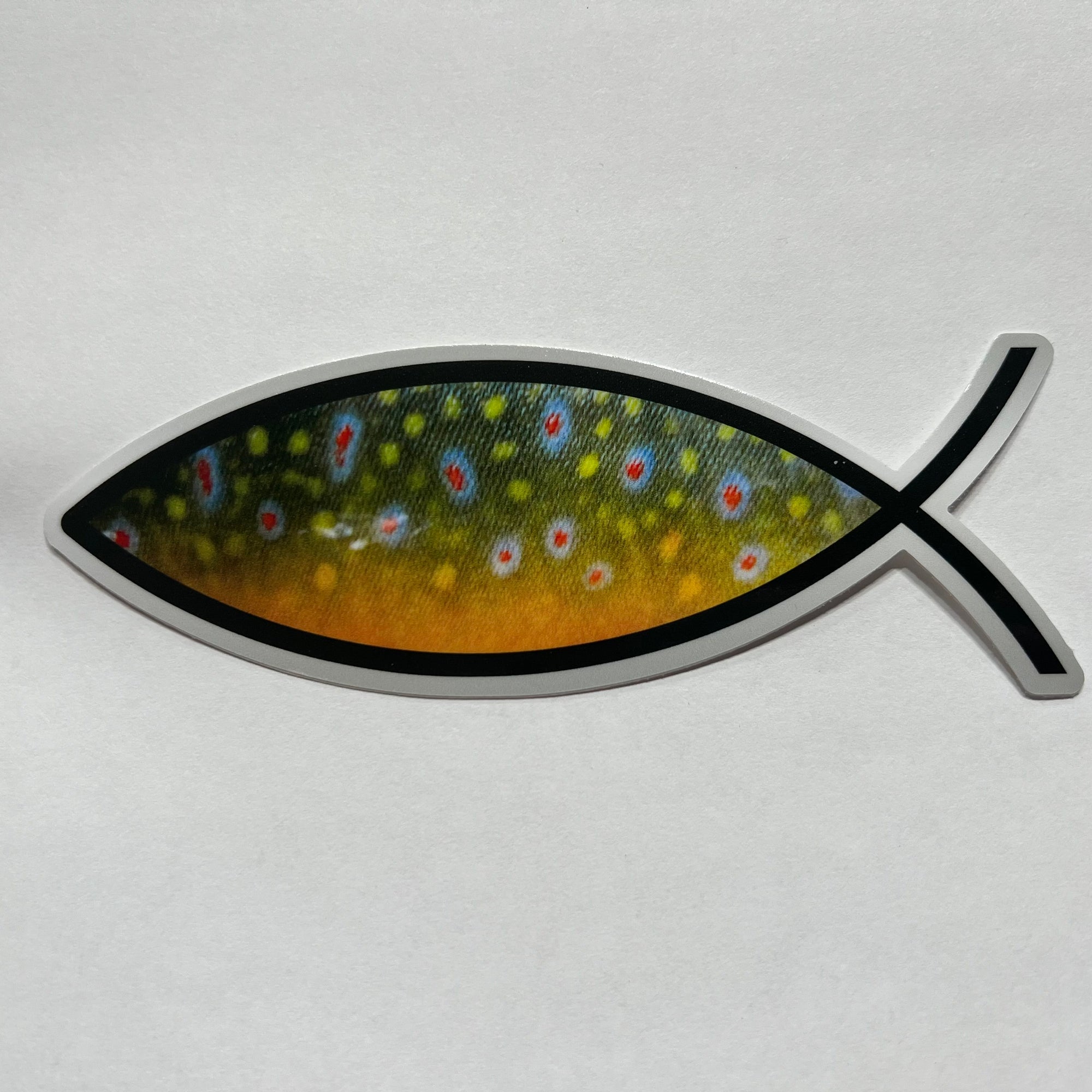 Brook Trout Icthus Decal