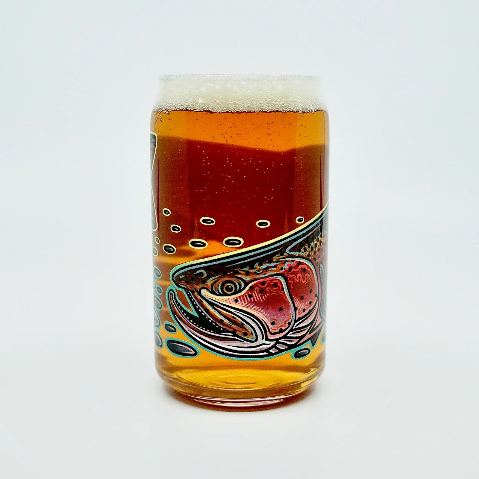 Trout Beer Glass