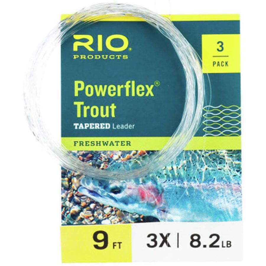 RIO Powerflex Trout Leader - 3 Pack