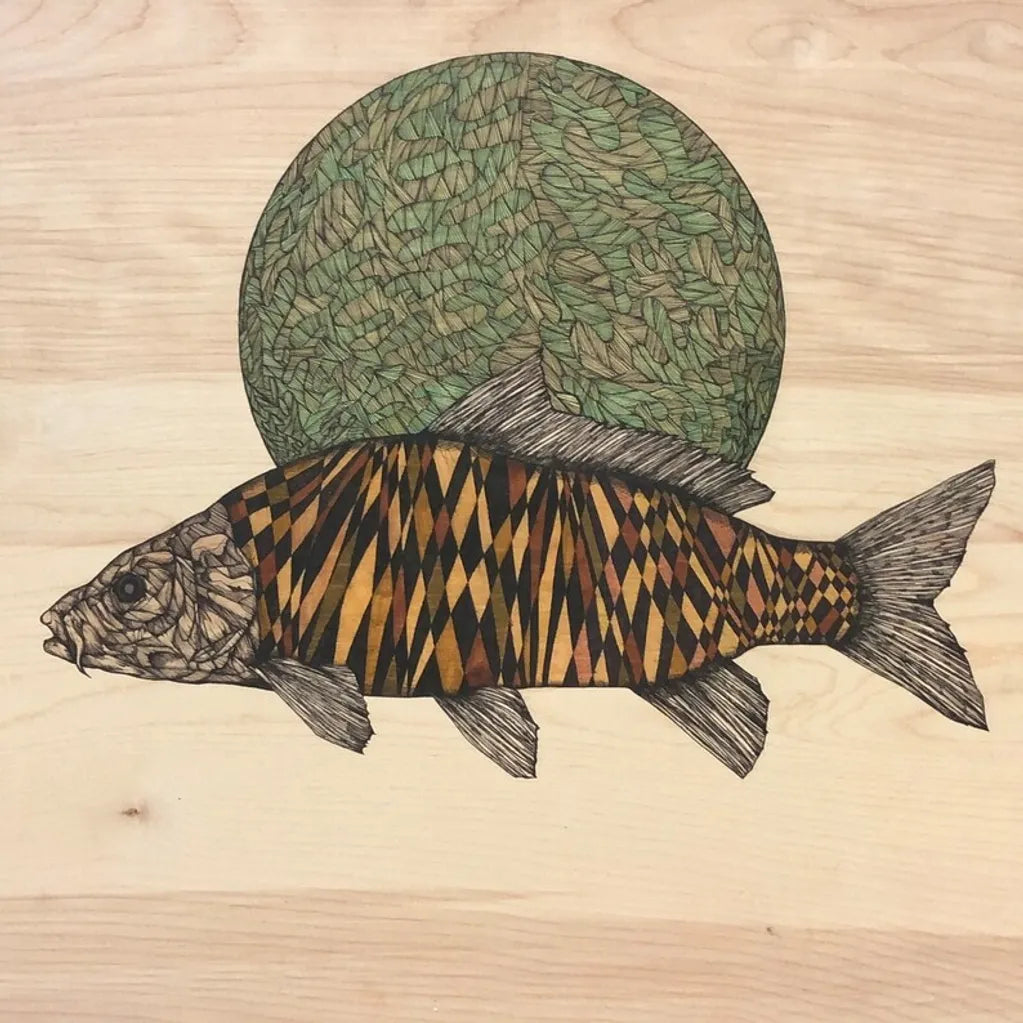 Planet Carp Decal Sticker