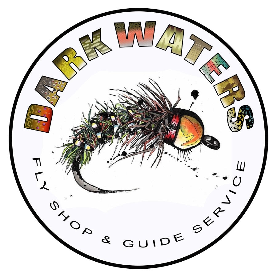 Dark Waters Fly Shop Round Sticker