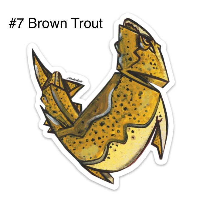 Josh Desmit Brown Trout Decal