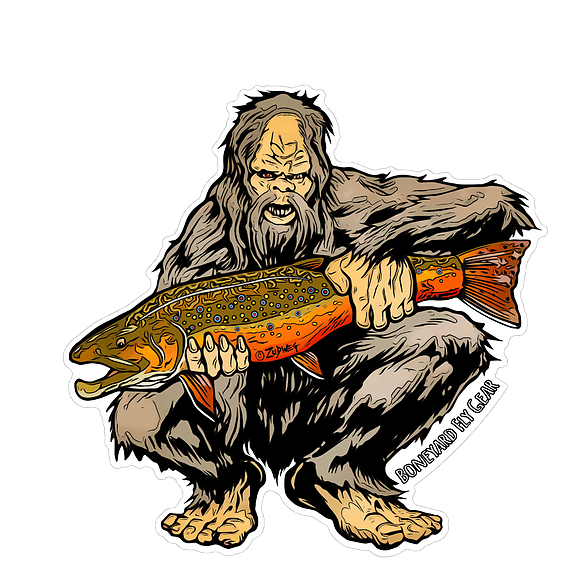 Sasquatch Brook Trout Decal