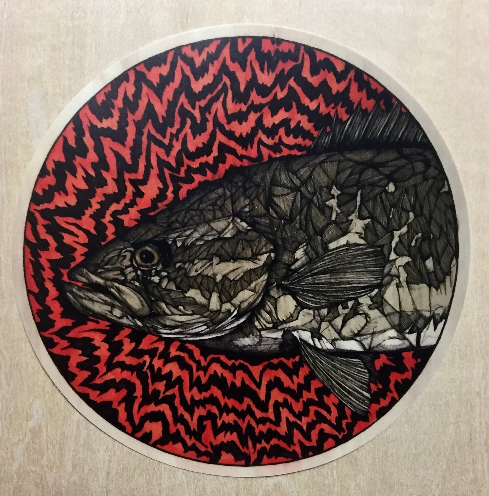 Smalljaw Fire Decal Sticker