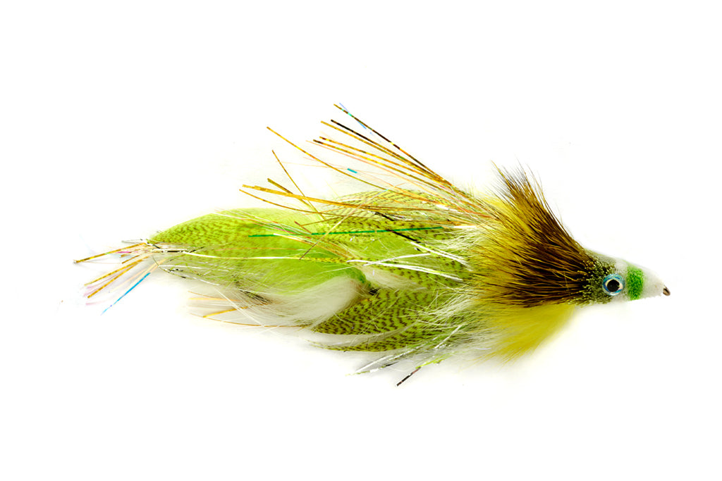 Mini Drunk and Disorderly Chartreuse and White (size 4)